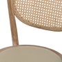 Ixia Silla Natural-Beige de Madera y Tejido