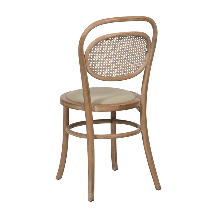 Ixia Silla Natural-Beige de Madera y Tejido Ixia Silla Natural-Beige de Madera y Tejido