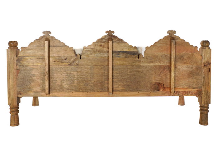 Sofa Arabe DKD Home Decor Natural Beige 77x90x190 cm