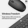 HP 230 Wireless Keyboard Black - NOR Blanco