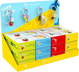 METALMORPHOSE Set de 24 Llaveros Modelos Surtidos