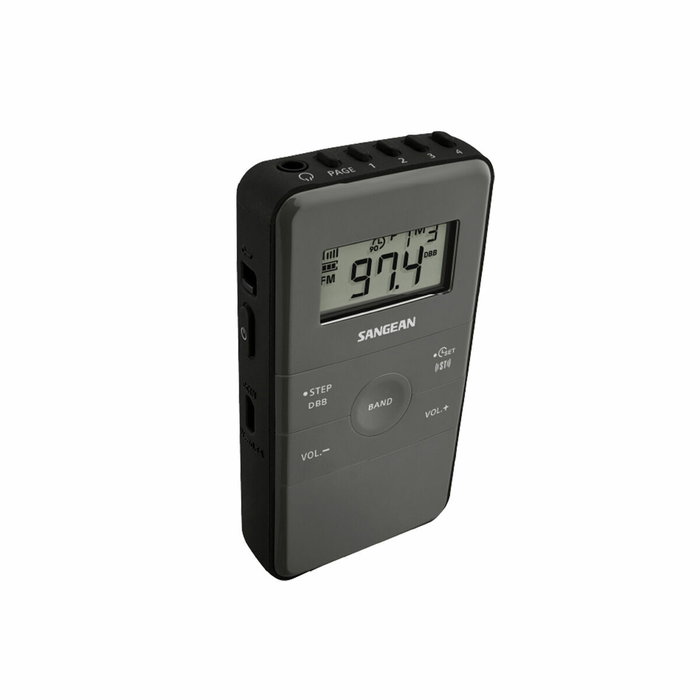 SANGEAN Radio digital DT140 con búsqueda automática y batería recargable SANGEAN Radio digital DT140 con búsqueda automática y batería recargable