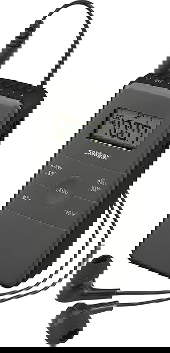 SANGEAN Radio Digital Recargable con Sintonía Automática, Indicador RF y Botones Bloqueados