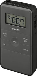 SANGEAN Radio digital DT140 con búsqueda automática y batería recargable