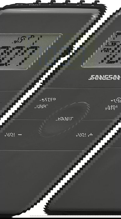SANGEAN Radio Digital Recargable con Sintonía Automática, Indicador RF y Botones Bloqueados