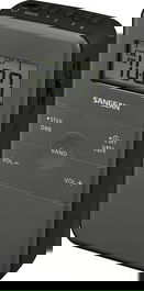 SANGEAN Radio Digital Recargable con Sintonía Automática, Indicador RF y Botones Bloqueados