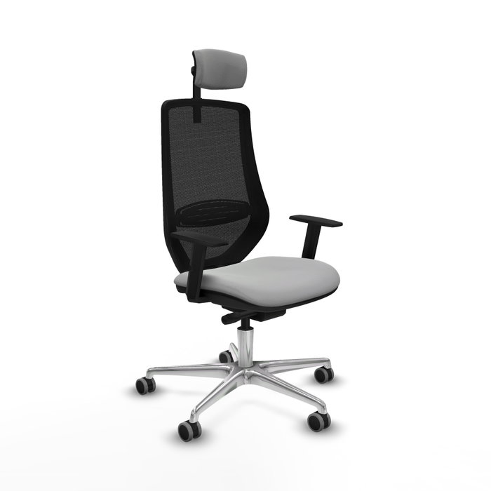 PIQUERAS Y CRESPO Silla de oficina Mardos con mecanismo Sincro/Traslack, Gris claro y Negro PIQUERAS Y CRESPO Silla de oficina Mardos con mecanismo Sincro/Traslack, Gris claro y Negro
