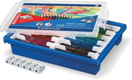 STAEDTLER Classpack Bandeja expositora 288 lápices Noris Colour 185 colores surtidos