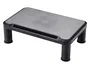 Q-connect Soporte para Monitor Ajustable en Altura, 380x240x112 mm