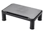 Q-connect Soporte para Monitor Ajustable en Altura, 380x240x112 mm