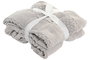 DKD Home Decor Manta Sofa Urban Gris Claro 170 x 130 cm (2 Unidades)