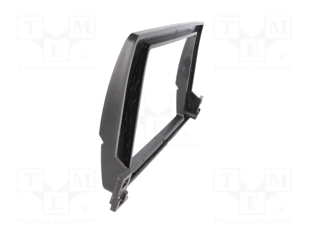 ACV Bastidor de montaje de radio para BMW 3 (E46) 2 DIN, negro