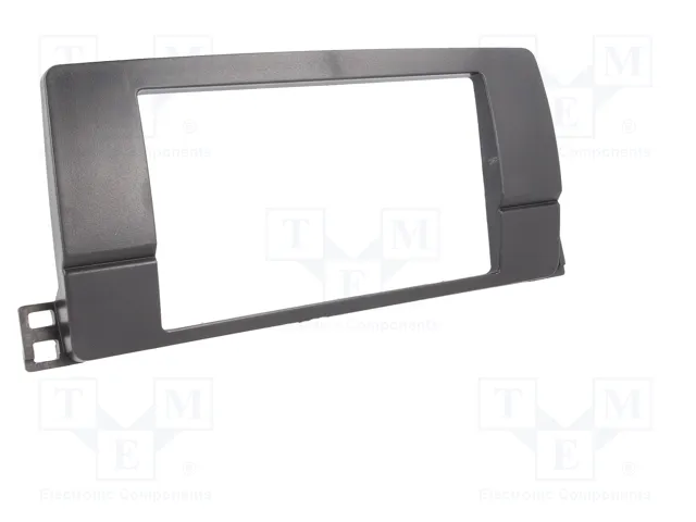 ACV Bastidor de montaje de radio para BMW 3 (E46) 2 DIN, negro