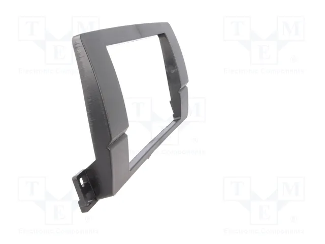 ACV Bastidor de montaje de radio para BMW 3 (E46) 2 DIN, negro