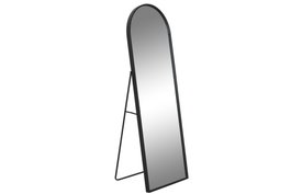 DKD Home Decor Espejo de Vestidor Hierro y Cristal Negro 50x4x150