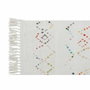 DKD Home Decor Alfombra de Poliéster con Diseño de Rombos Multicolor 200x290x0,7 cm