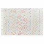 DKD Home Decor Alfombra de Poliéster con Diseño de Rombos Multicolor 200x290x0,7 cm