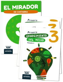ANAYA, Conocimiento del Medio 3 + El mirador de Cantabria