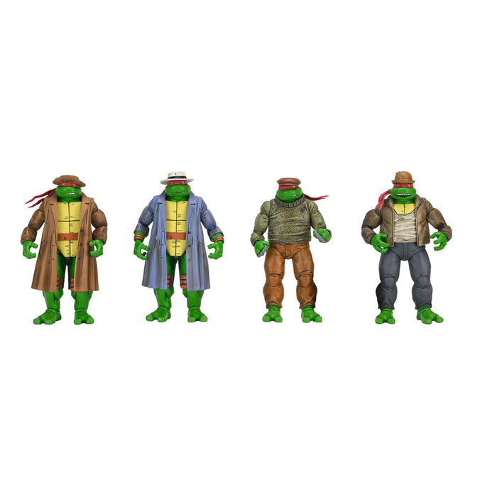 Las Tortugas Ninja Pack de 4 Figuras Gangster Turtles 18 cm Las Tortugas Ninja Pack de 4 Figuras Gangster Turtles 18 cm