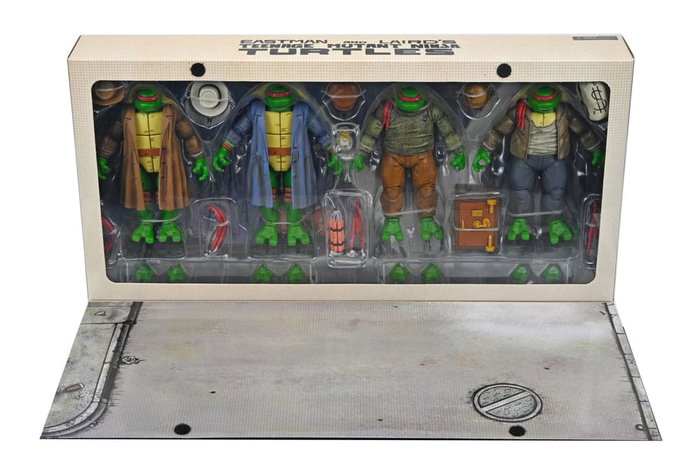 Las Tortugas Ninja Pack de 4 Figuras Gangster Turtles 18 cm Las Tortugas Ninja Pack de 4 Figuras Gangster Turtles 18 cm