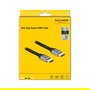 DeLOCK Cable HDMI 48 Gbps 8K 60Hz 2m Certificado, Ultra Alta Velocidad, Negro/Gris
