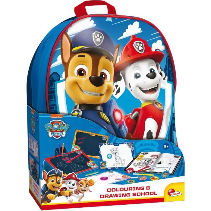 Lisciani Giochi Mochila para colorear y escuela de dibujo Paw Patrol LIS8008324103324 Lisciani Giochi Mochila para colorear y escuela de dibujo Paw Patrol LIS8008324103324
