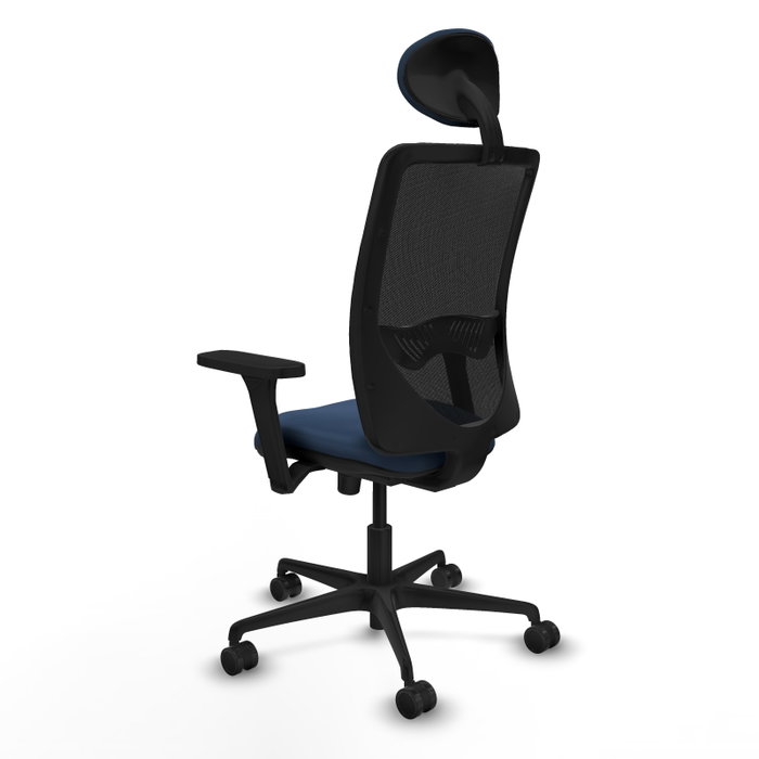 PIQUERAS Y CRESPO Silla de oficina Zulema con mecanismo Sincro, Azul marino y Negro PIQUERAS Y CRESPO Silla de oficina Zulema con mecanismo Sincro, Azul marino y Negro