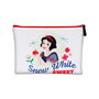 Disney Blancanieves Neceser Bolsa de Aseo Soleil Sweet para Playa, 1 Compartimento, Cierre Cremallera, Poliéster, Blanco, 3L