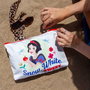Disney Blancanieves Neceser Bolsa de Aseo Soleil Sweet para Playa, 1 Compartimento, Cierre Cremallera, Poliéster, Blanco, 3L