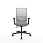 PIQUERAS Y CRESPO Silla de oficina Zulema con mecanismo Sincro/Traslack Gris y Blanco