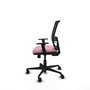 PIQUERAS Y CRESPO Silla de oficina Yunquera Rosa con mecanismo Sincro/Traslack