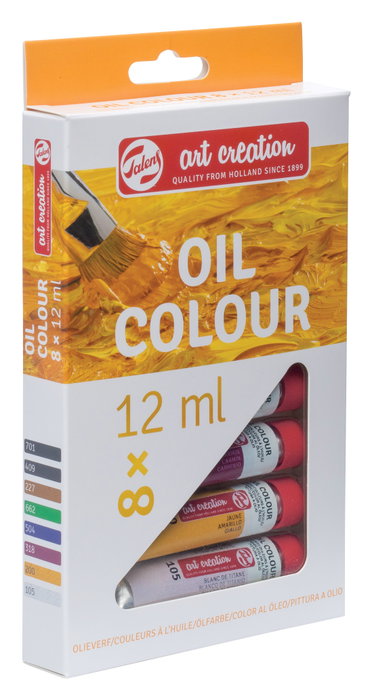 Talens Art Creation Set de Óleo de 8 Tubos de 12 ml