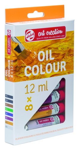 Talens Art Creation Set de Óleo 8 tubos de 12 ml