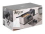 ARGON Freidora de 3L con Teflón y Acero Inoxidable