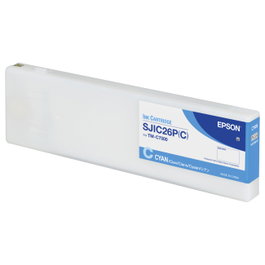 Epson SJIC26PC - Cartucho de Tinta Original ColorWorks C7500 - Cyan - 294.3 ml (1 unidad)