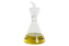 DKD Home Decor Aceitera de Borosilicato 500ml