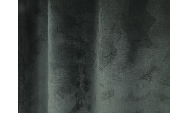 DKD Home Decor Cortina de Terciopelo Poliéster Verde Chic 140x260 cm con 8 Anillas Colección Velvet23