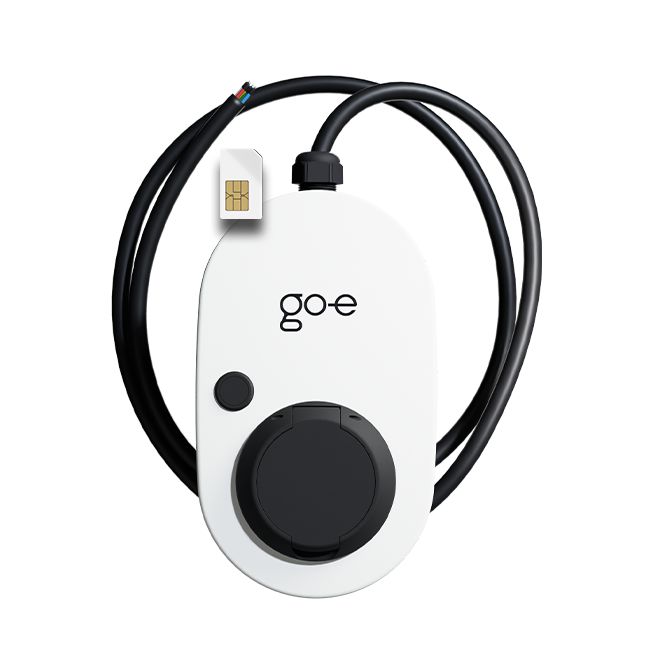 go-e Charger Gemini 2.0 11 kW - Cargador inteligente para coches eléctricos con conectividad 4G y WiFi