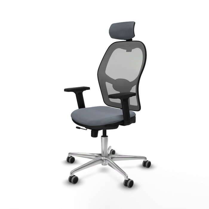 PIQUERAS Y CRESPO Silla de oficina Jorquera con mecanismo Sincro/Traslack Gris PIQUERAS Y CRESPO Silla de oficina Jorquera con mecanismo Sincro/Traslack Gris