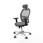 PIQUERAS Y CRESPO Silla de oficina Jorquera con mecanismo Sincro/Traslack Gris