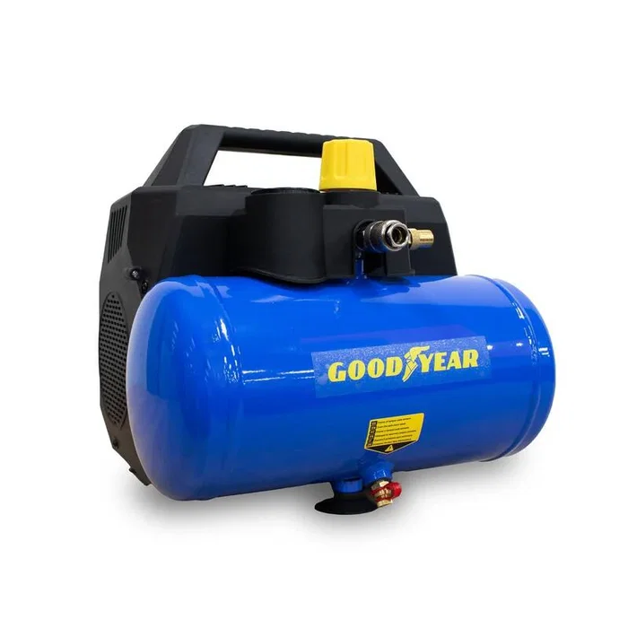 Goodyear Compresor portátil GY116CP 1.5HP 6L 220V/50Hz Goodyear Compresor portátil GY116CP 1.5HP 6L 220V/50Hz