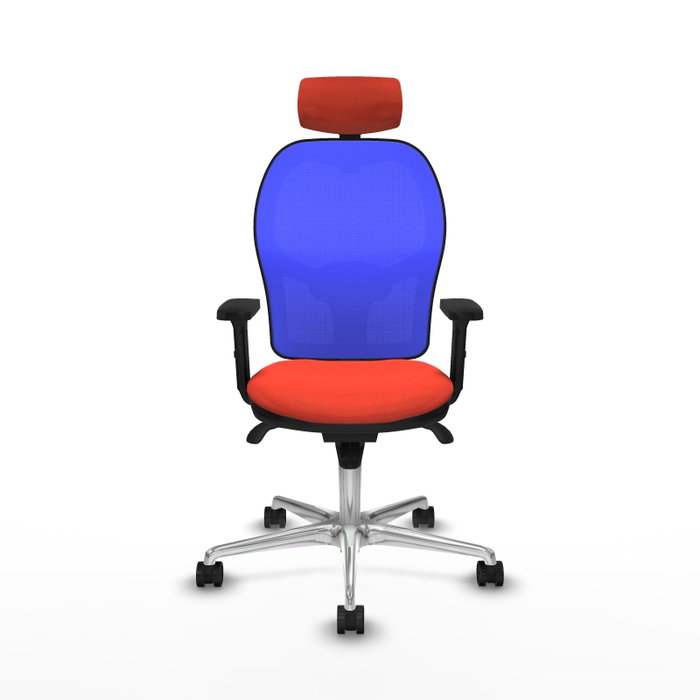PIQUERAS Y CRESPO Silla de oficina Jorquera Naranja/Azul