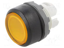 ABB Interruptor de presión amarillo 22mm MLB-1