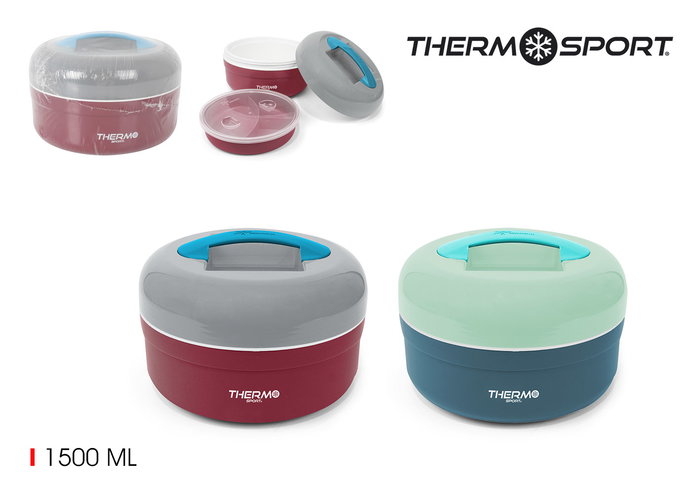 Thermosport Termo para Alimentos de Plástico 1500ml 22x15 cm (8 Unidades) Thermosport Termo para Alimentos de Plástico 1500ml 22x15 cm (8 Unidades)