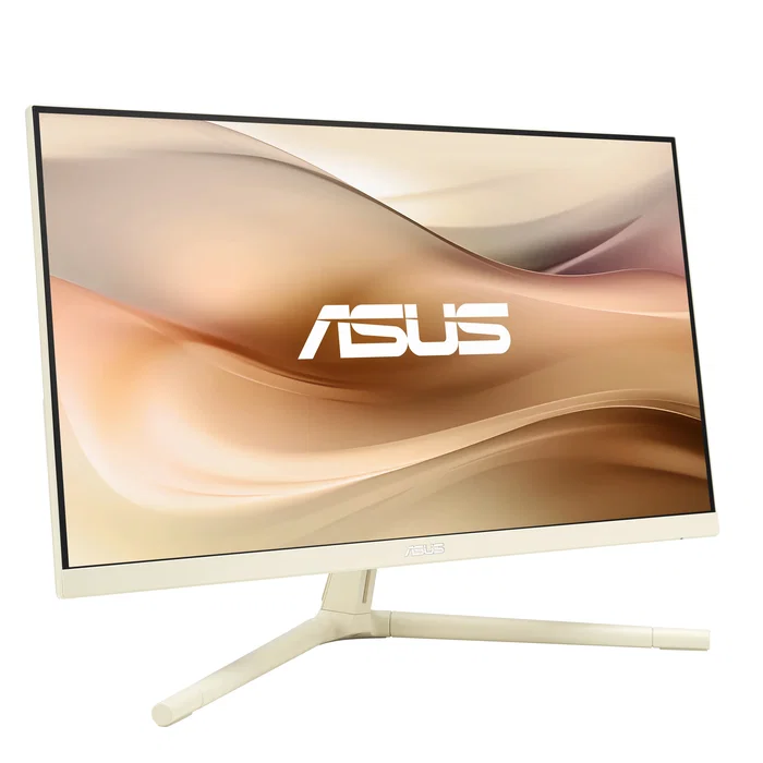 ASUS VU249CFE-M Monitor Gaming IPS 23.8" / 60.5 cm Full HD (1920x1080) 100Hz 1ms Color Oro Light Beige con Eye Care+ y USB-C