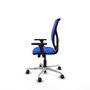 PIQUERAS Y CRESPO Silla de oficina Motilla con mecanismo Sincro/Traslack Azul
