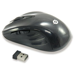Conceptronic CLLM5BTRVWL Ratón Inalámbrico Óptico USB Negro 6 Botones 1600 DPI para Viajes
