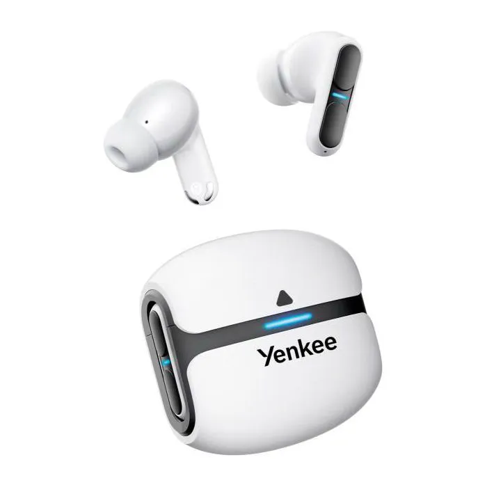 Yenkee Auriculares Inalámbricos Recargables TWS EVEPODS PRO YHP 09BT WE Yenkee Auriculares Inalámbricos Recargables TWS EVEPODS PRO YHP 09BT WE