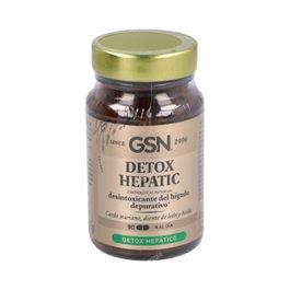 GSN Detox Hepatic 90 Comprimidos para la Función Hepática con Cardo Mariano y Diente de León