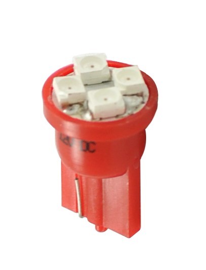 M-Tech Bombillas LED Rojo 12V W5W/T10/R10